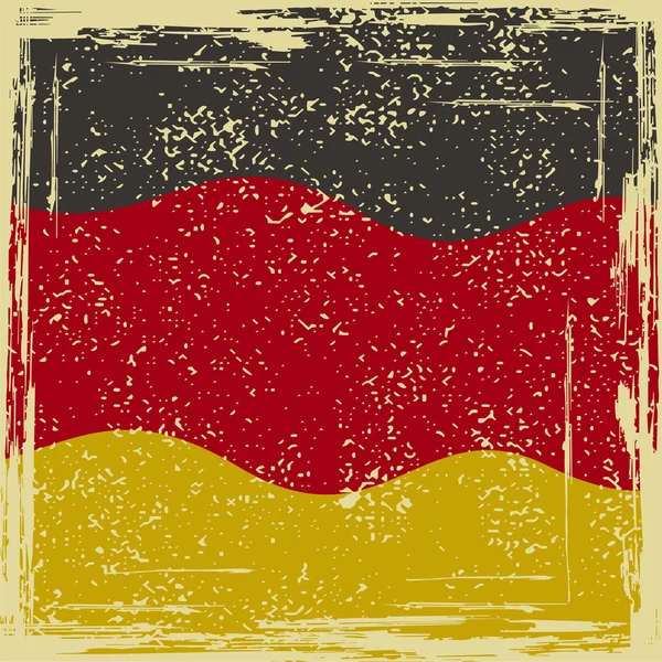 Saksa grunge lippu — vektorikuva