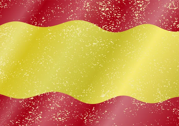 İspanyol grunge bayrağı — Stok Vektör