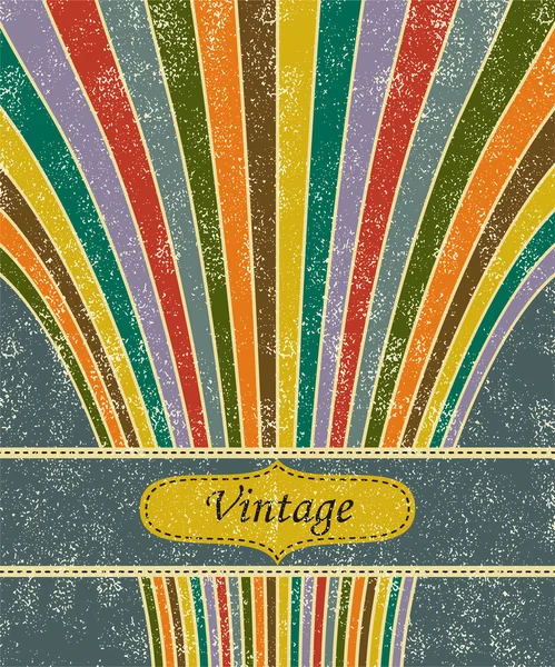 Fondo grunge saludo Vintage. Ilustración vectorial — Archivo Imágenes Vectoriales