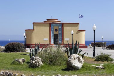 Aquarium-museum and research unit, Rhodes, Rhodos clipart