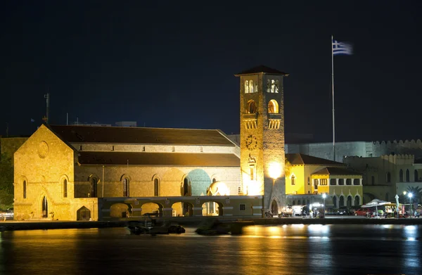 Iglesia Evangelismos, Rodas, Grecia — Foto de Stock