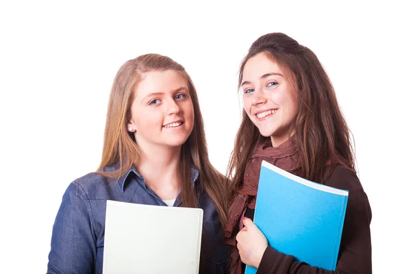 Two Female Teenage Students — Stock Photo, Image