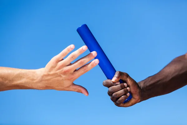 Staffelstab übergeben — Stockfoto