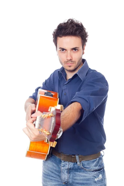 Young Man Playing Guitar — Stock Photo, Image