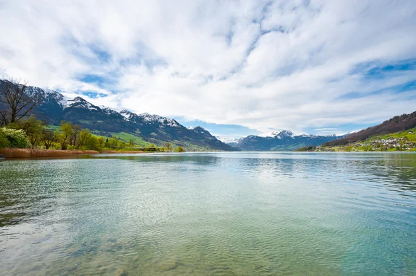 Sarner lago — Fotografia de Stock
