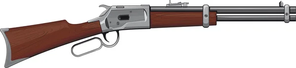 Rifle de palanca — Vector de stock
