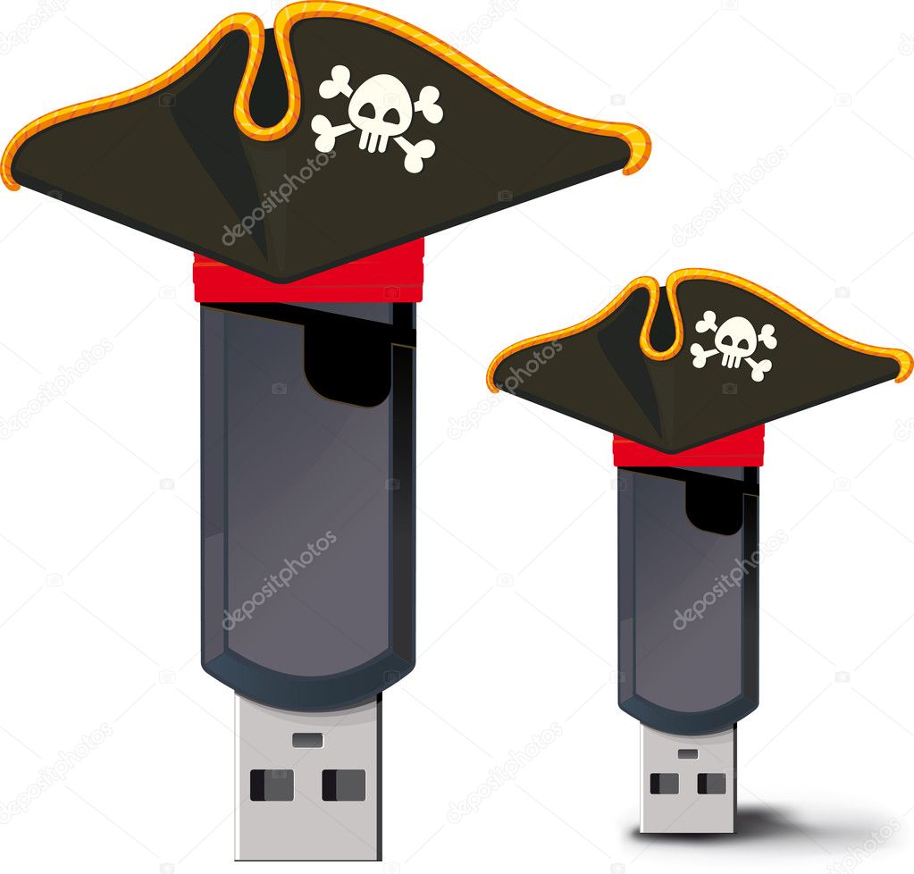 Pirate USB flash drive