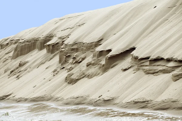 Песчаный берег — стоковое фото