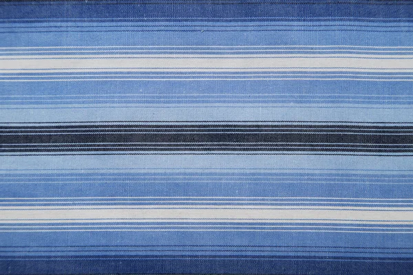 Blue striped fabric — Stock Photo, Image