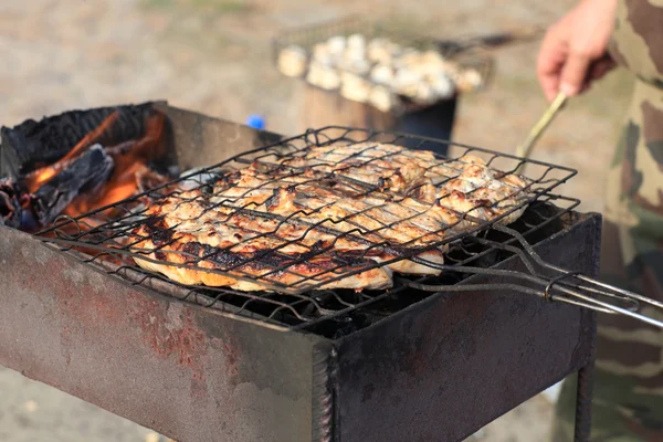 Pácolt sertés grill — Stock Fotó