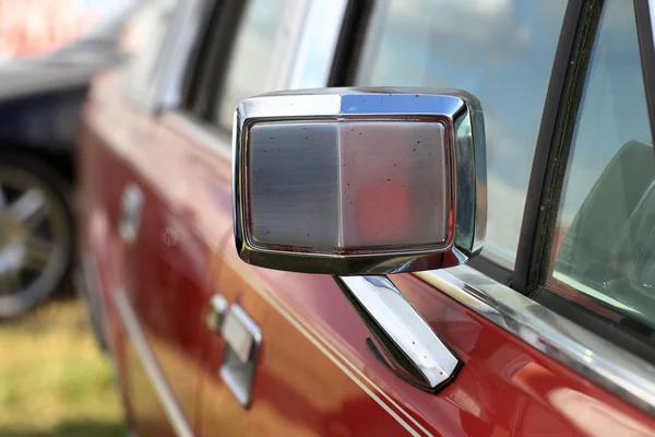 Metallic rear view mirror — Stock Photo, Image