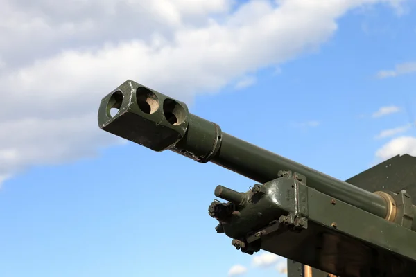 Tank gun barrel — Stock Photo, Image