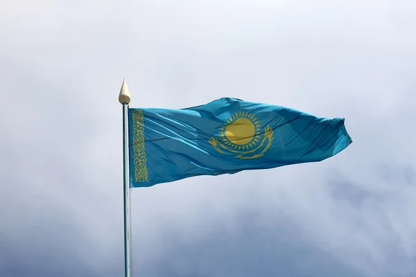 Flag Kazakhstan — Stock Photo, Image