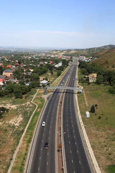 stock image Highway along Almaty