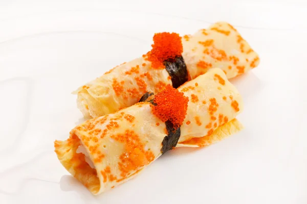 Omelet Maki Sushi — Stock Photo, Image