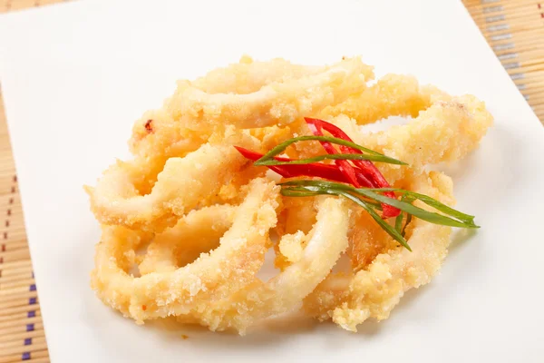 Fried Calamari Rings — Stock Photo, Image
