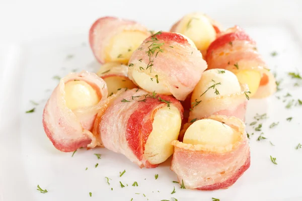 stock image Potatoes with bacon