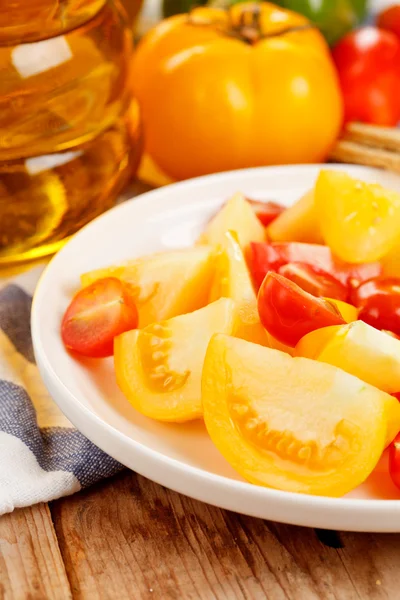 stock image Fresh tomato salad