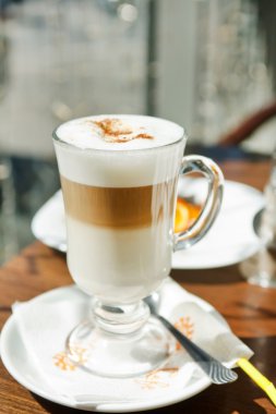 Layered cappuccino clipart