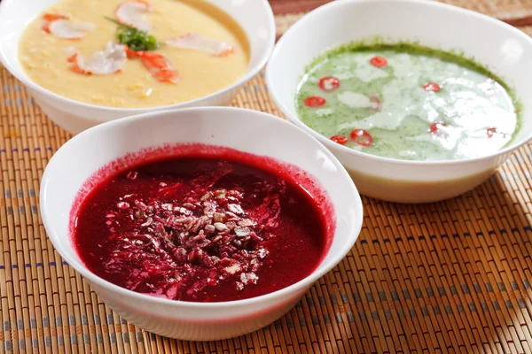 stock image Summer soups