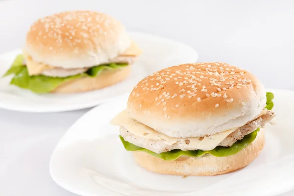 Kuřecí sendvič — Stock fotografie