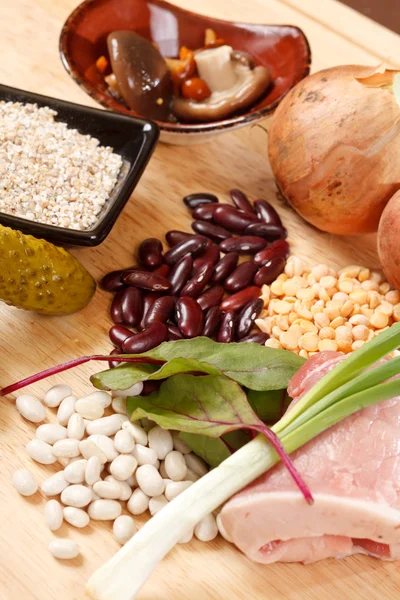 stock image Ingredients for traditional dish