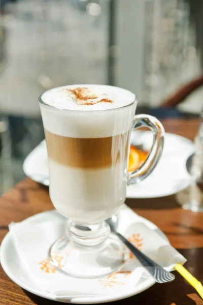 Warstwowe cappuccino — Zdjęcie stockowe