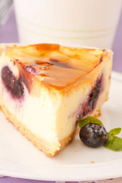 Smakelijke cheesecake — Stockfoto