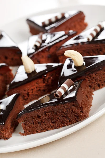 Pastelaria de chocolate — Fotografia de Stock