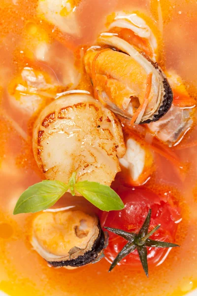 Zuppa di frutti di mare — Foto Stock
