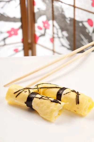 stock image Omelet Maki Sushi