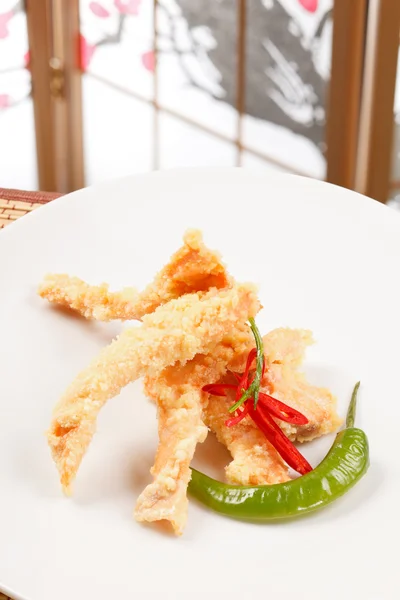 Σολομός στο tempura — Φωτογραφία Αρχείου