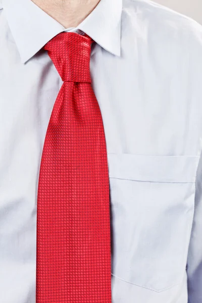 Επιχειρηματίας με κόκκινη γραβάτα — Φωτογραφία Αρχείου