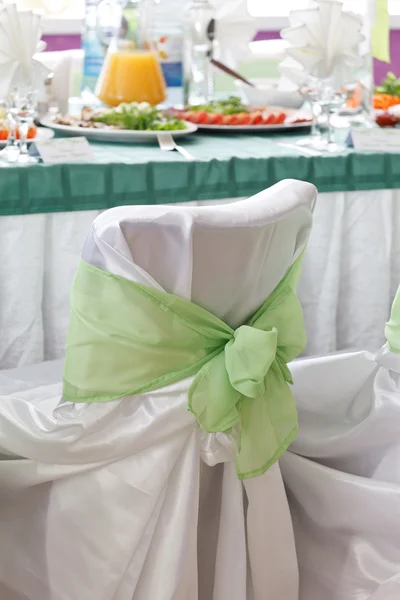 Réglage de table de mariage — Photo