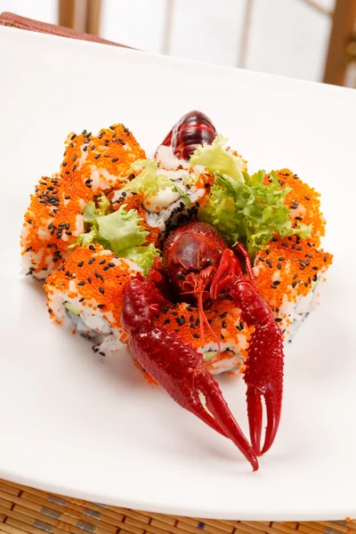 Sushi con vedere il cancro — Foto Stock