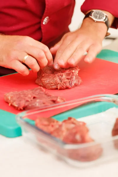 Carne per bistecca — Foto Stock