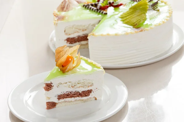 Cake met pistache — Stockfoto