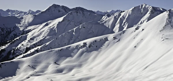 Зимние Альпы — стоковое фото