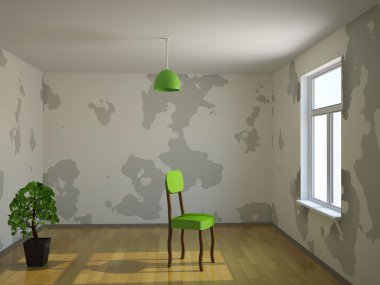 A small room clipart