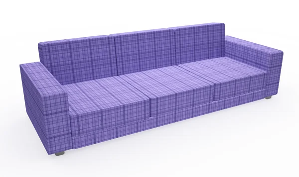 Фіолетовий диван — стокове фото