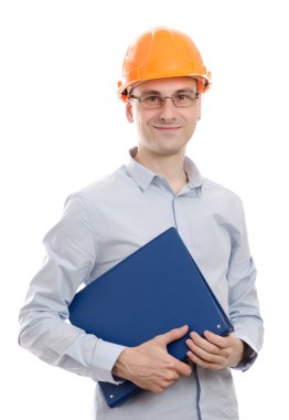 Male construction worker clipart