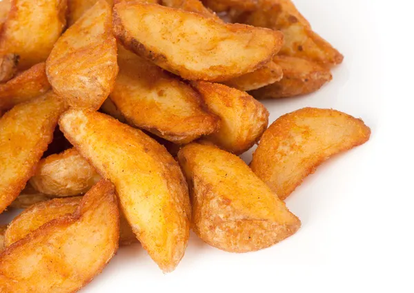 Fried potato wedges — Stock Photo, Image