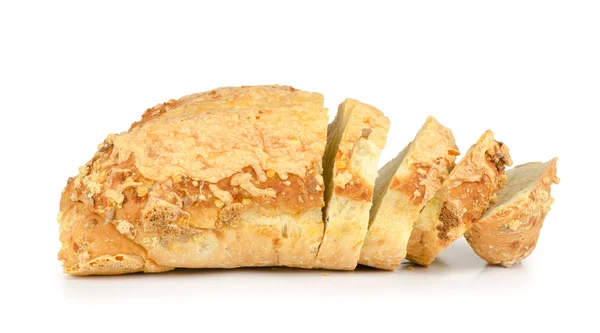 Kukorica kenyeret sajttal — Stock Fotó