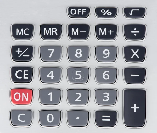 Кнопки калькулятора — стоковое фото