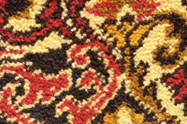 ayrıntı renkli Farsça kilim