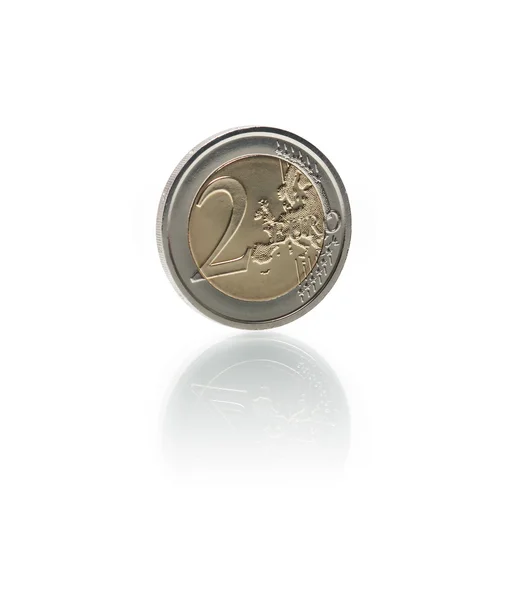 Moneda de dos euros — Foto de Stock