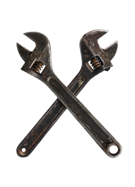 Old Rusty Spanners — Stock Photo, Image
