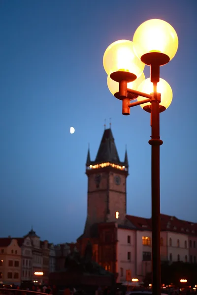 Ночь в Праге — стоковое фото