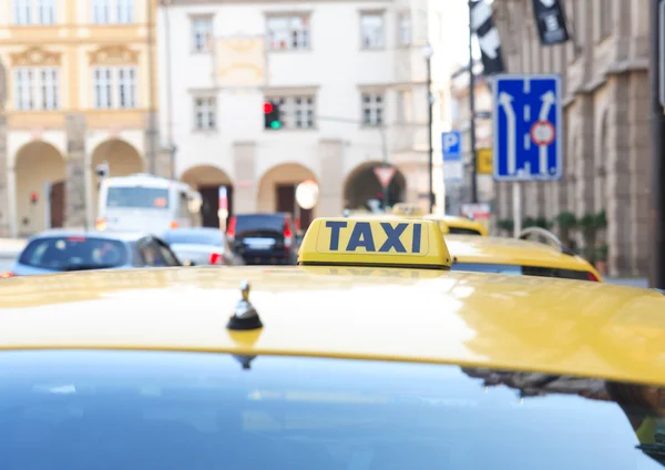 Taxistand — Stockfoto