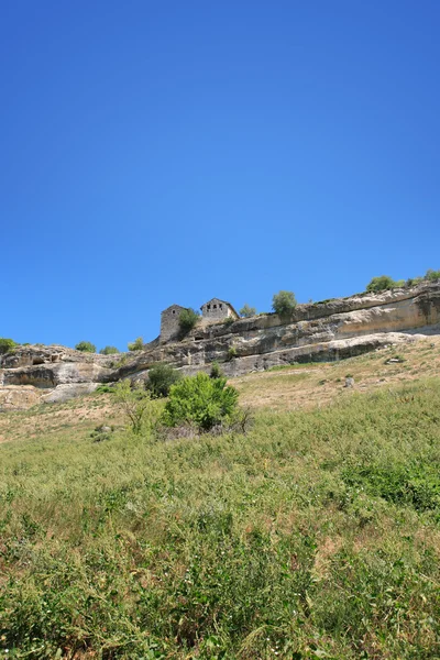 Αρχαίο οχυρό στο λόφο — Φωτογραφία Αρχείου